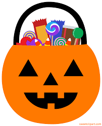 Pumpkin with candy